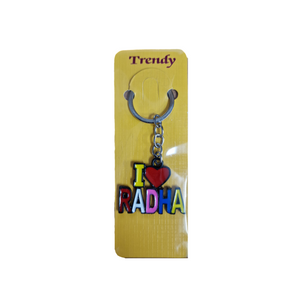 I Love Radha Keychain