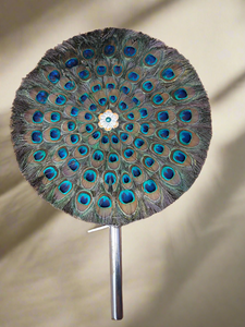 Peacock Feather Fan