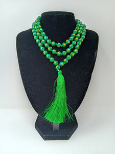 Om Mani-Green Onyx Mala