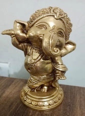 BRASS DANCING GANESHA (SZJZ)