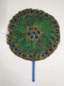 Peacock Feather Fan